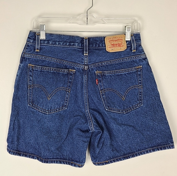 Vintage 90s Levi's 550 100% Cotton Denim Jean Short 10 - Picture 2 of 7